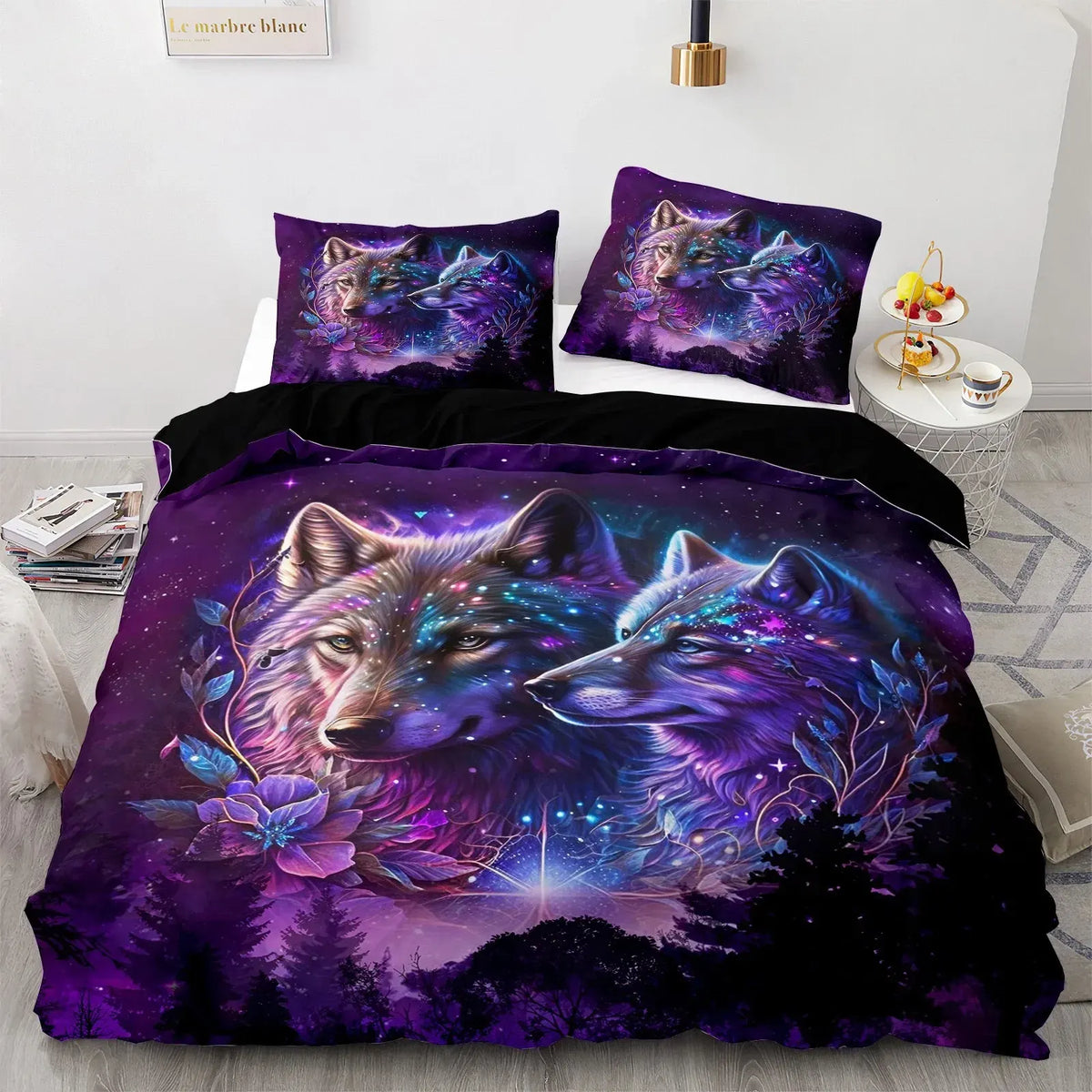 Wolf Isadora Serenity Quilt / Doona / Duvet Cover set - Image 9