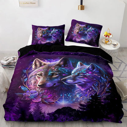 Wolf Isadora Serenity Quilt / Doona / Duvet Cover set - Image 9