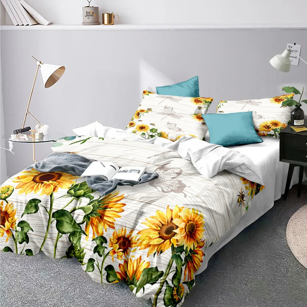 New Sabine Marigold Quilt / Doona / Duvet Cover set - Image 6
