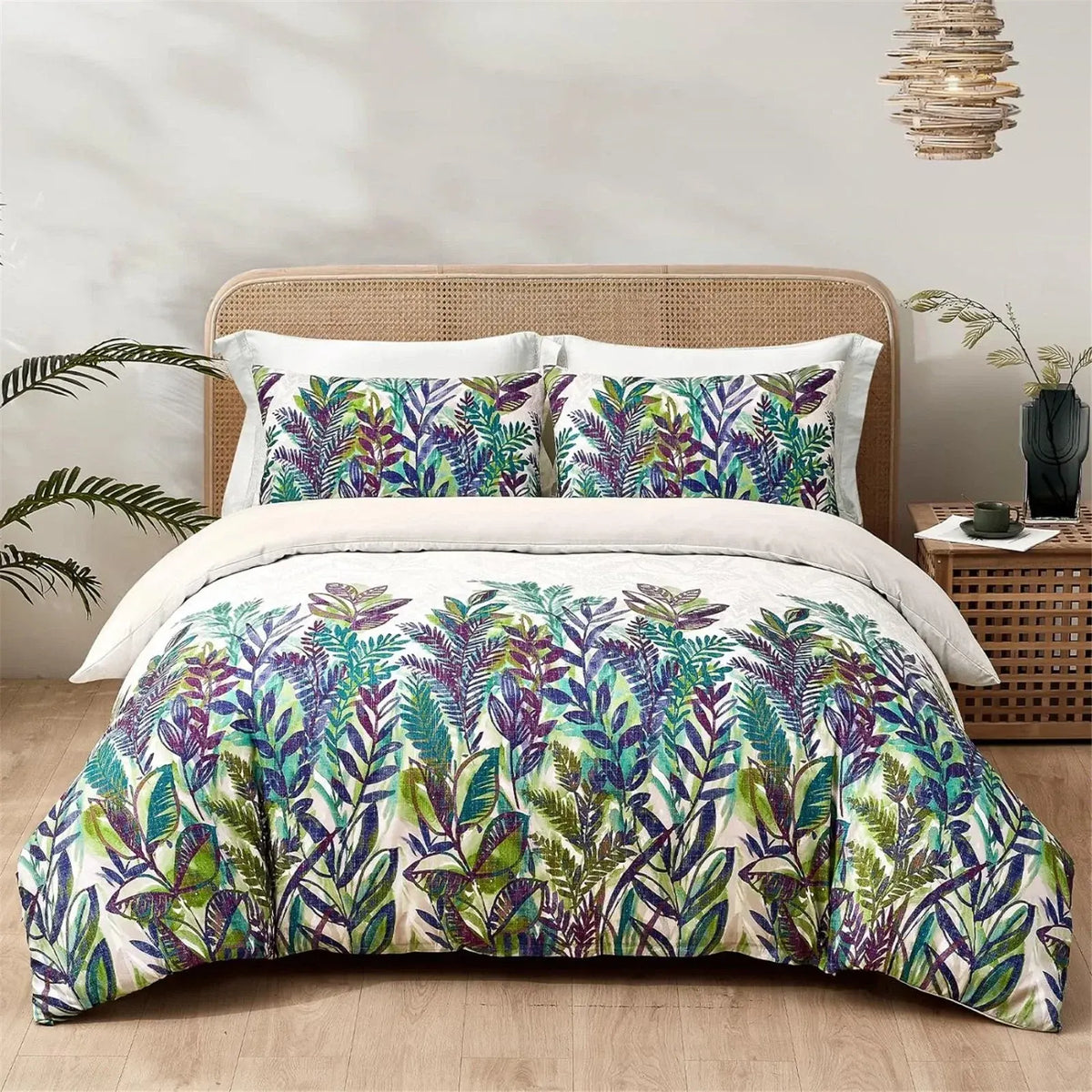 Marble Leaf Solenne Ivy Quilt / Doona / Duvet Cover set