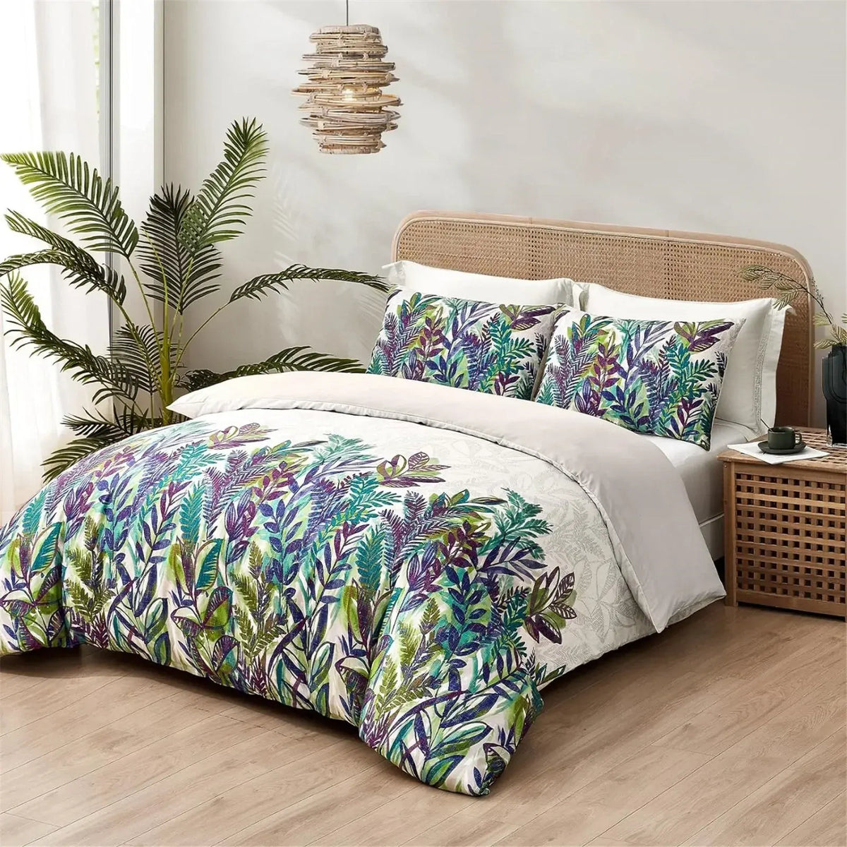 Marble Leaf Solenne Ivy Quilt / Doona / Duvet Cover set - Image 2