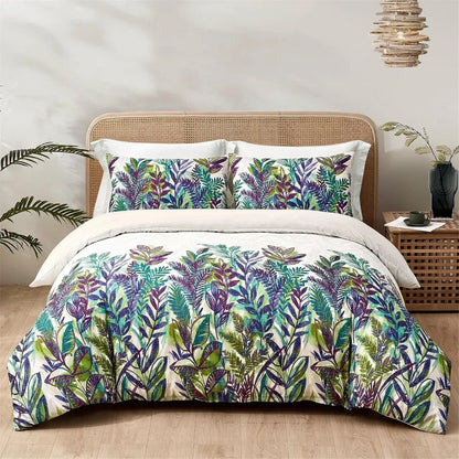 Marble Leaf Solenne Ivy Quilt / Doona / Duvet Cover set