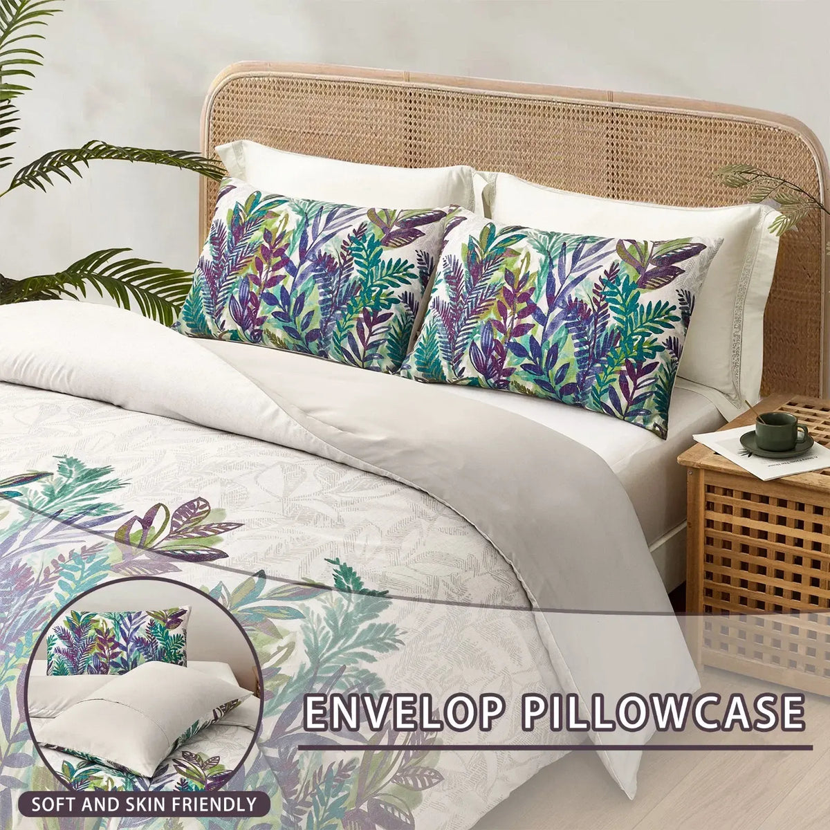 Marble Leaf Solenne Ivy Quilt / Doona / Duvet Cover set - Image 4