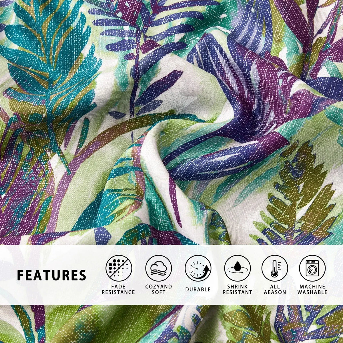 Marble Leaf Solenne Ivy Quilt / Doona / Duvet Cover set - Image 7