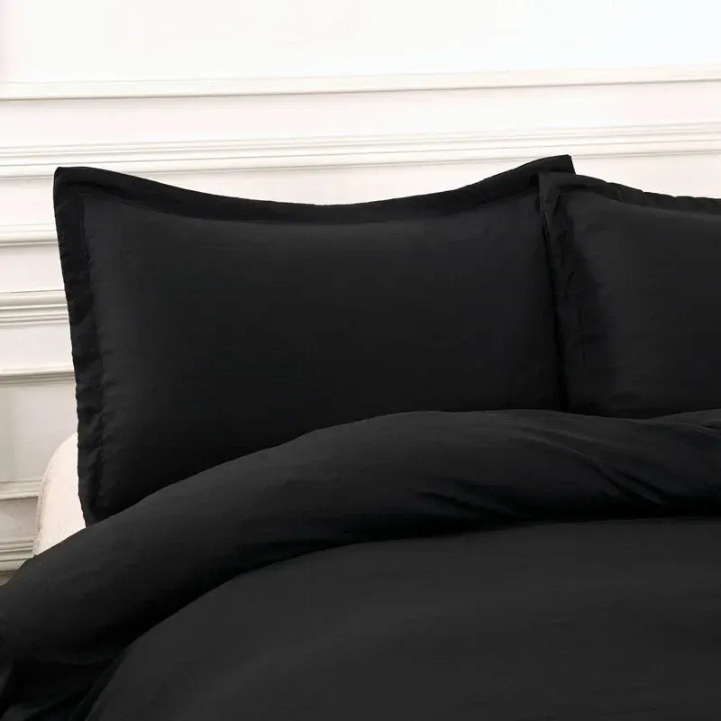 Black Seville Heritage Quilt / Doona / Duvet Cover set - Image 3