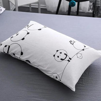 Stripe Isadora Dahlia Quilt / Doona / Duvet Cover set - Image 4