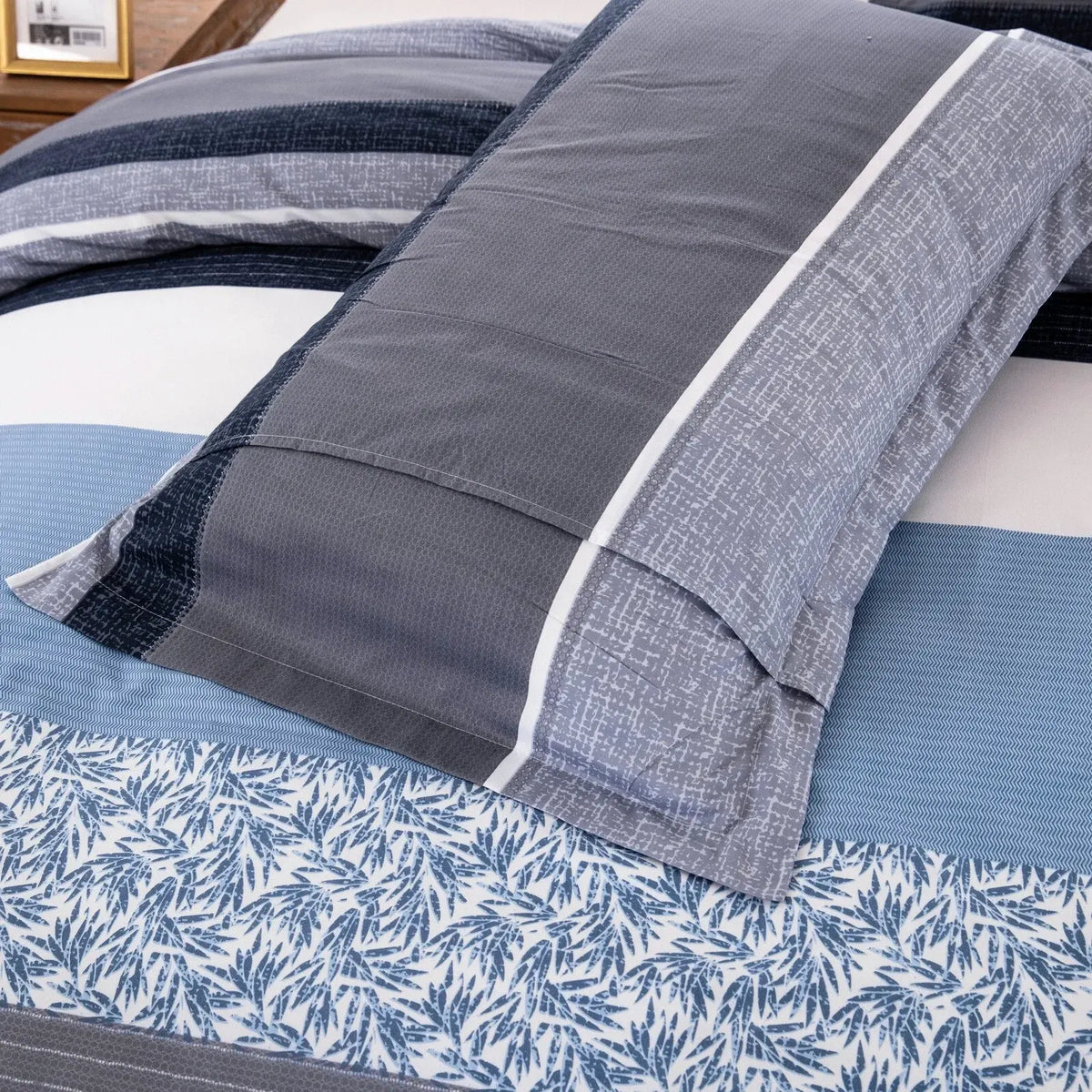 Stripe Elara Ivy Quilt / Doona / Duvet Cover set - Image 7