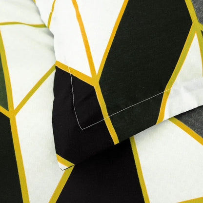 Geometry Brown Seville Marigold Quilt / Doona / Duvet Cover set - Image 5