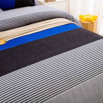 Gray Blue Chantilly Charm Quilt / Doona / Duvet Cover set - Image 4