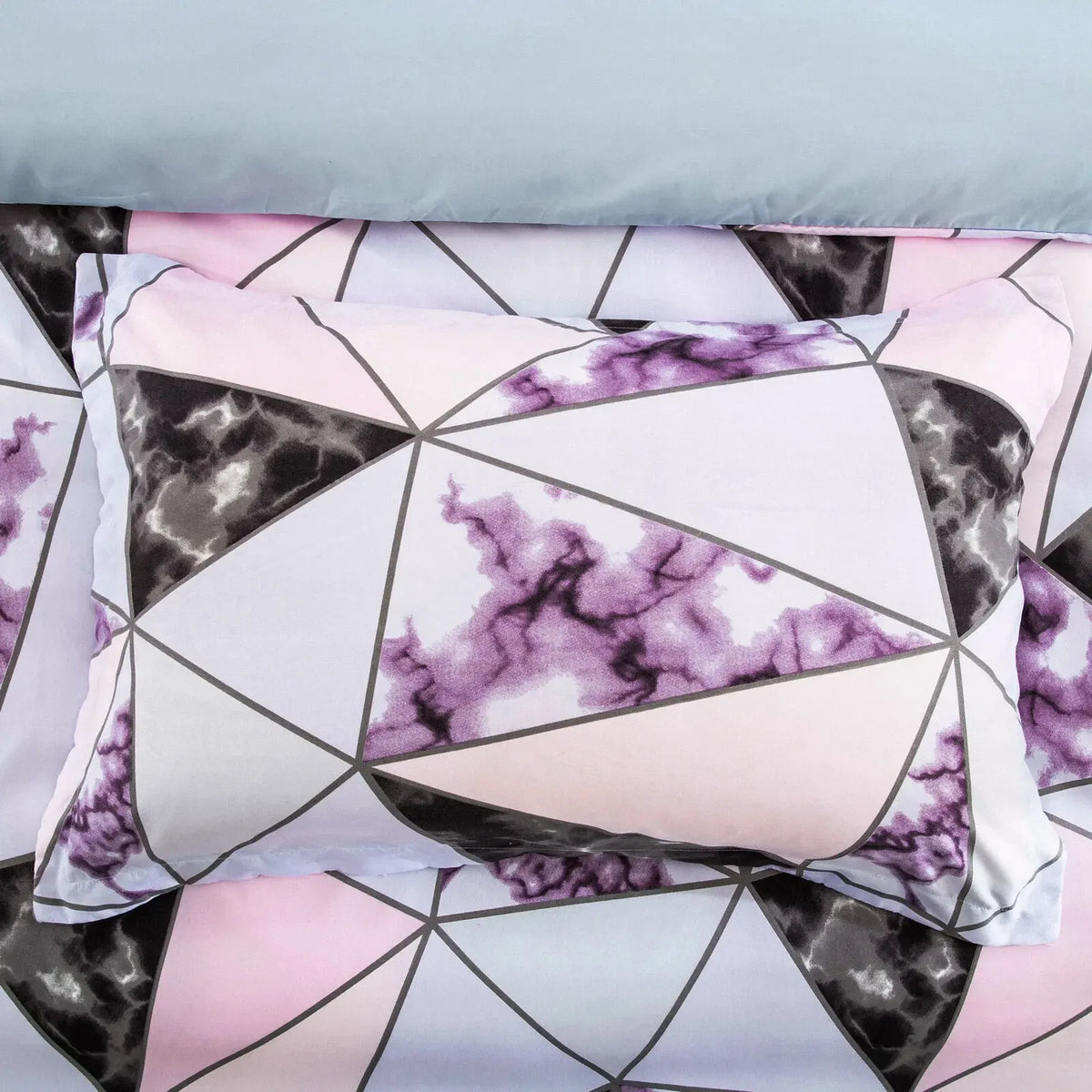 Stripe Madeira Dahlia Quilt / Doona / Duvet Cover set - Image 6