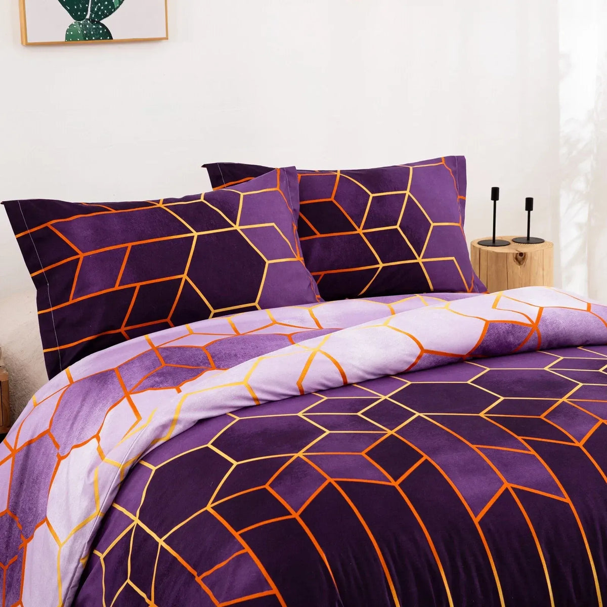Bohemian Lumiere Dahlia Quilt / Doona / Duvet Cover set - Image 3