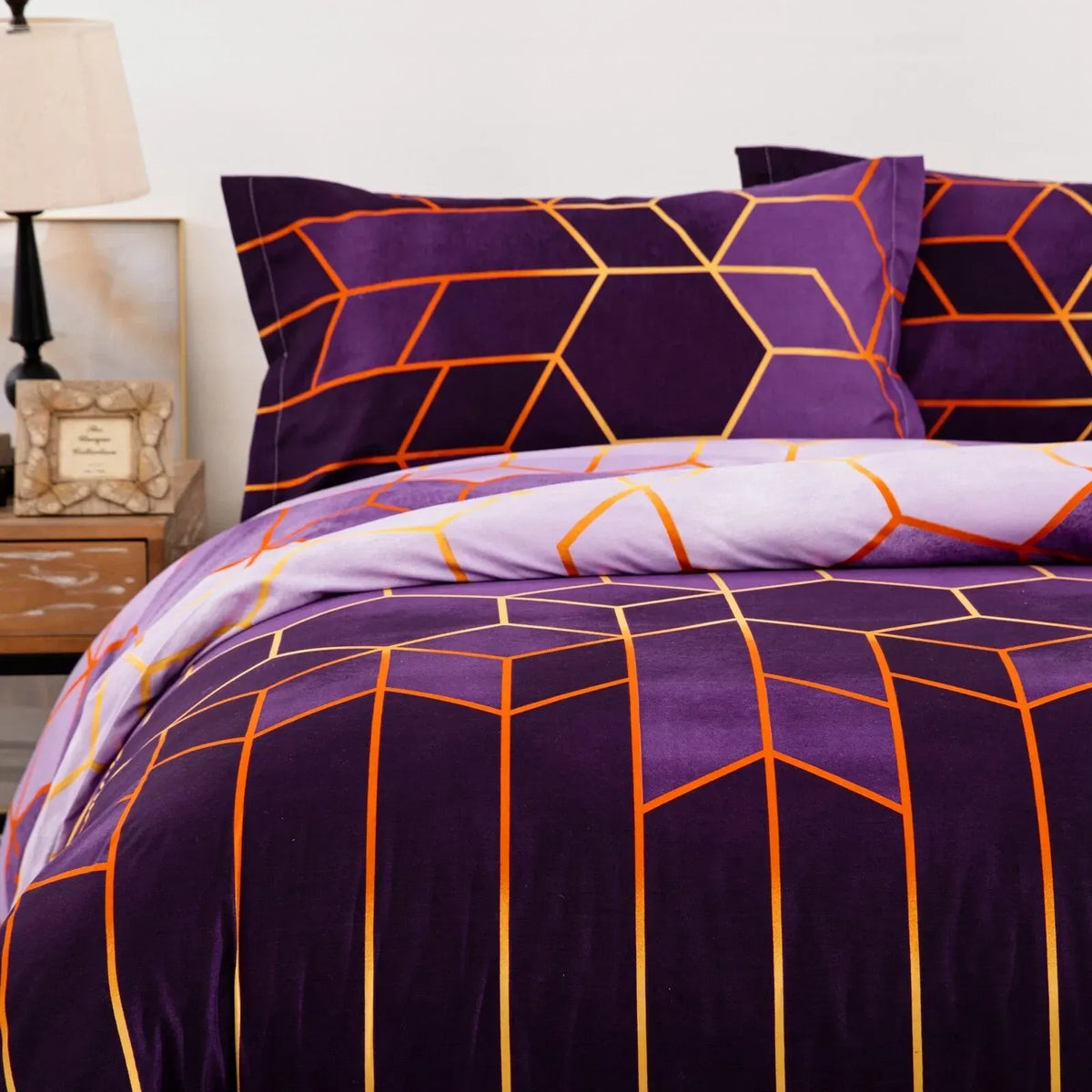 Bohemian Lumiere Dahlia Quilt / Doona / Duvet Cover set - Image 4