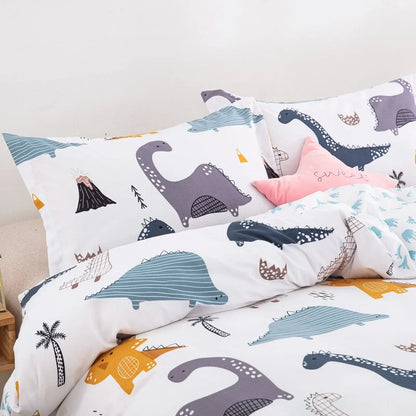 Dinosaur Noelle Leaf Quilt / Doona / Duvet Cover set - Image 5