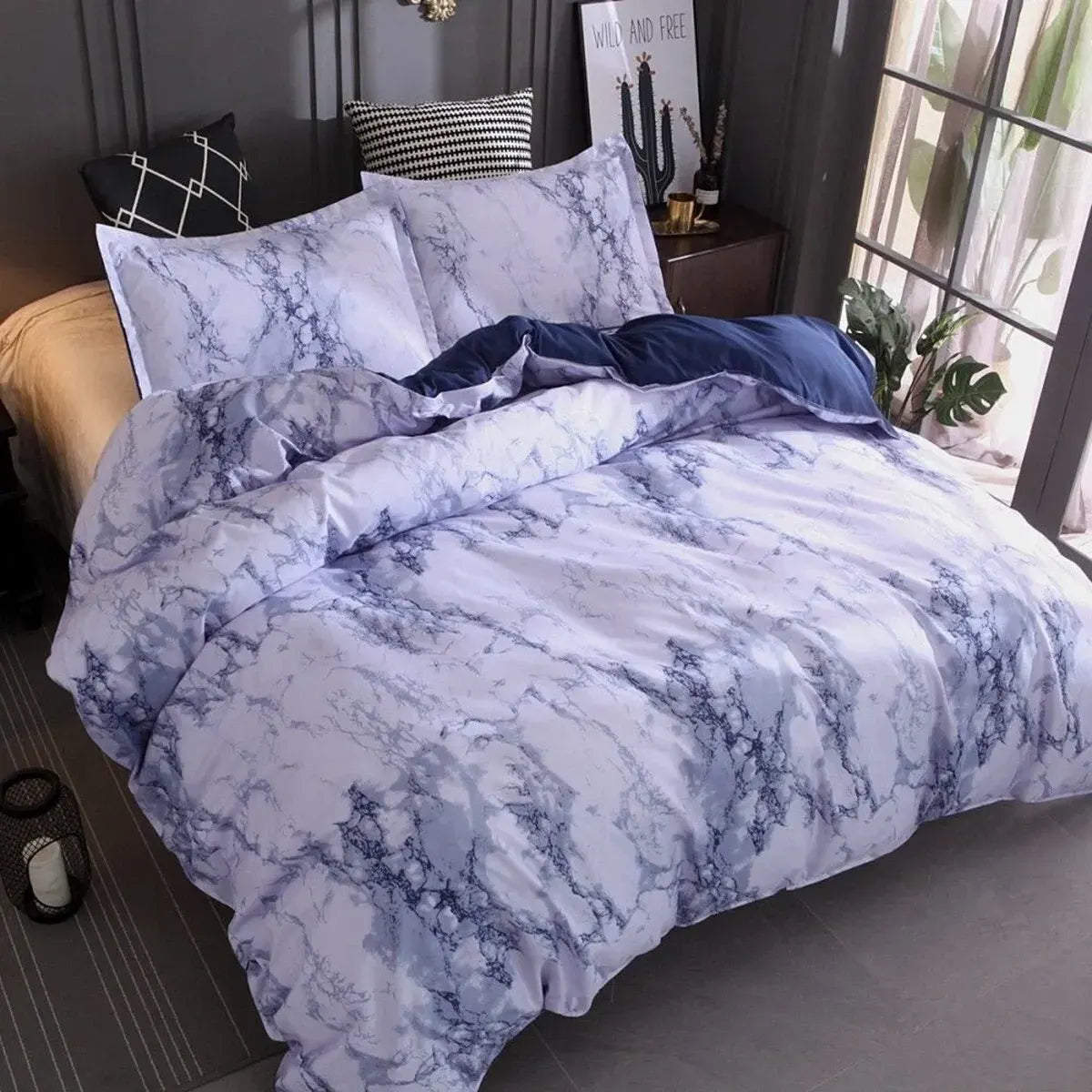 Marble Como Gallery Quilt / Doona / Duvet Cover set - Image 2