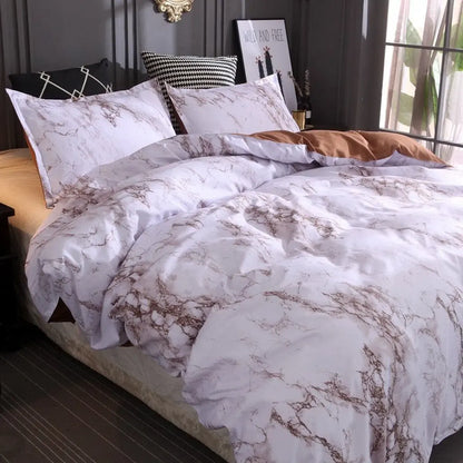 Brown Bloom Tuscany Serenity Quilt / Doona / Duvet Cover set - Image 2