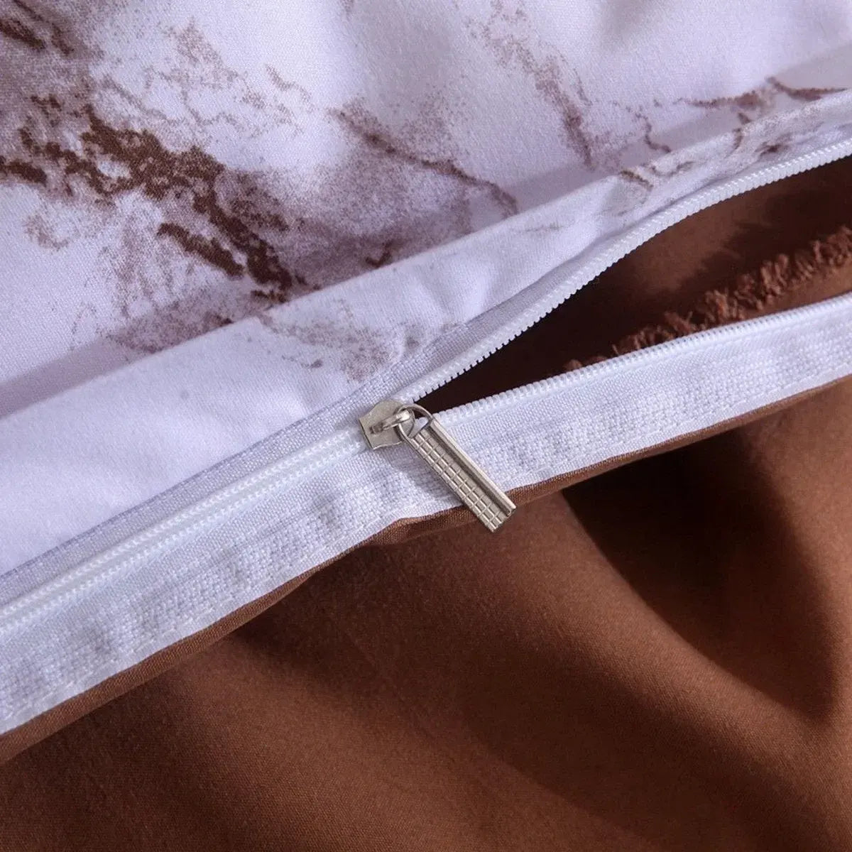 Brown Bloom Tuscany Serenity Quilt / Doona / Duvet Cover set - Image 3
