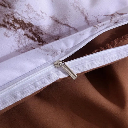 Brown Bloom Tuscany Serenity Quilt / Doona / Duvet Cover set - Image 3