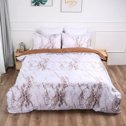 Brown Bloom Tuscany Serenity Quilt / Doona / Duvet Cover set - Image 4