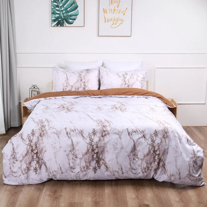 Brown Bloom Tuscany Serenity Quilt / Doona / Duvet Cover set - Image 5