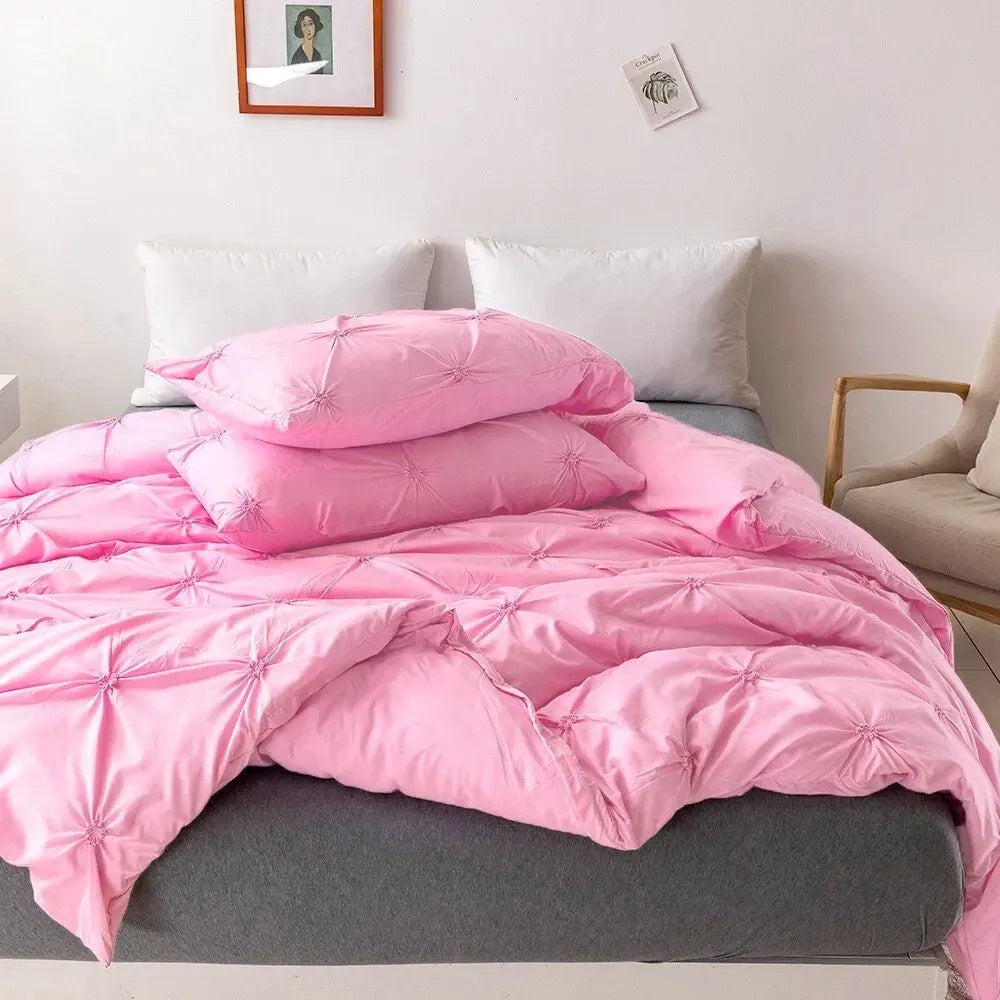Pink Lumiere Marigold Quilt / Doona / Duvet Cover set - Image 5