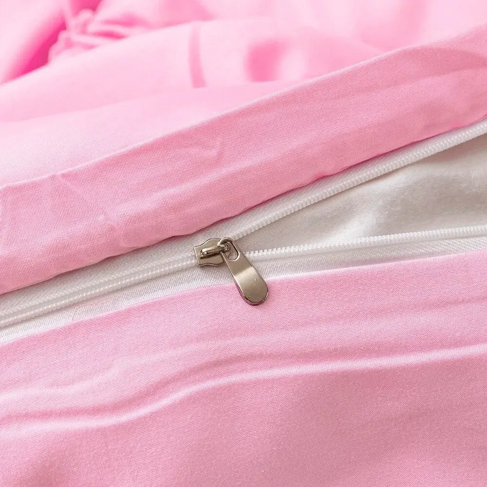 Pink Lumiere Marigold Quilt / Doona / Duvet Cover set - Image 7