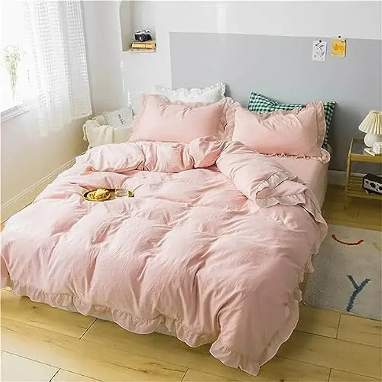 Ruffled Edge Marseille Eden Quilt / Doona / Duvet Cover set - Image 3