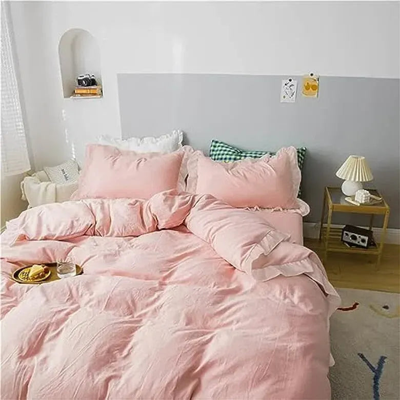 Ruffled Edge Marseille Eden Quilt / Doona / Duvet Cover set - Image 4