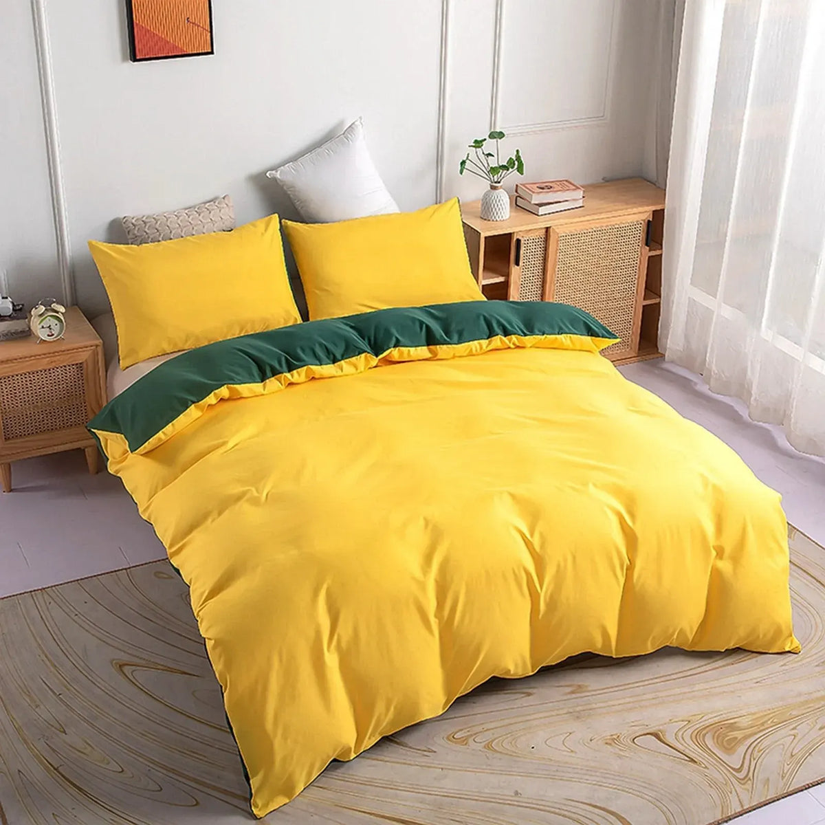 Cyan Lorette Paisley Quilt / Doona / Duvet Cover set - Image 4