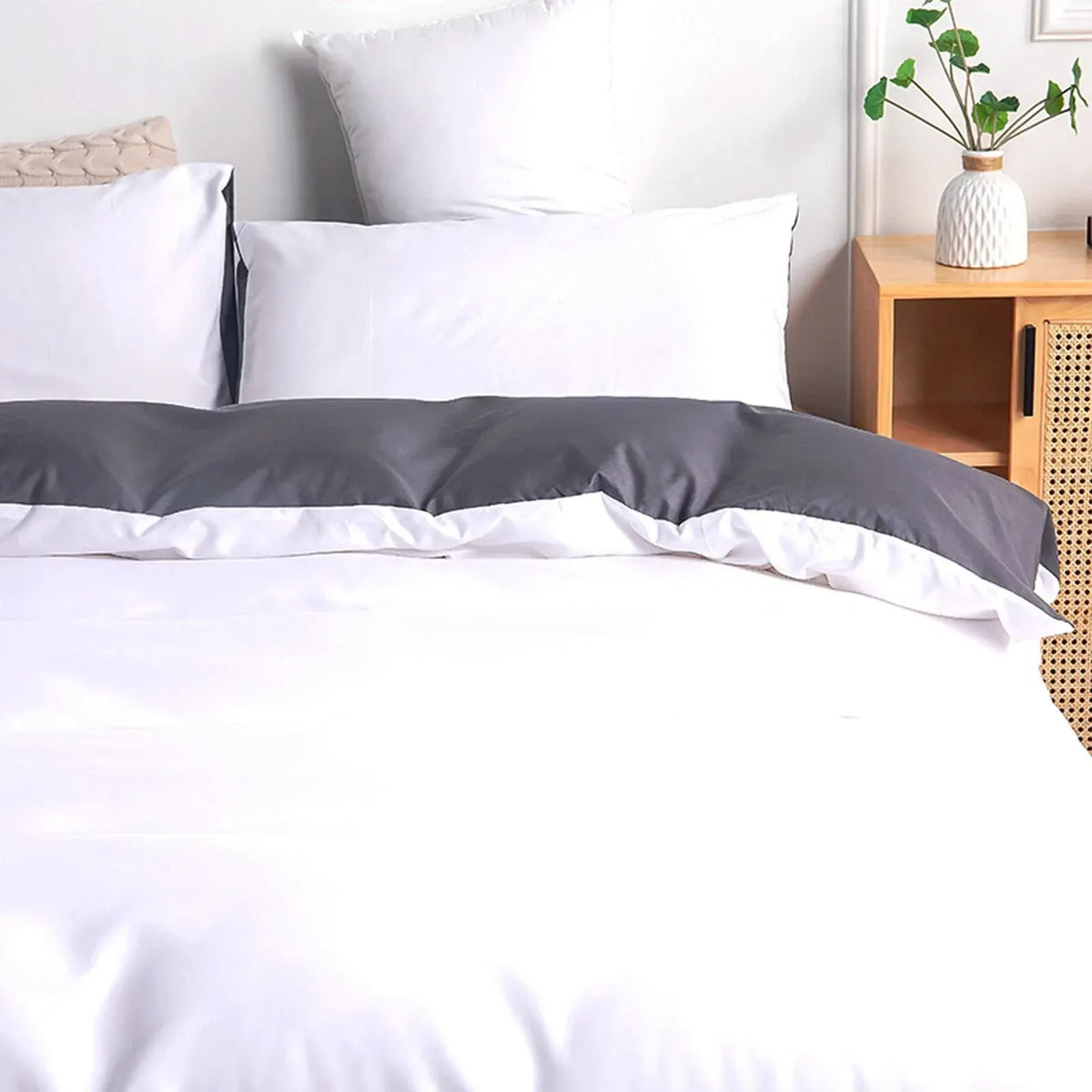 Stripe Bijou Willow Quilt / Doona / Duvet Cover set - Image 2