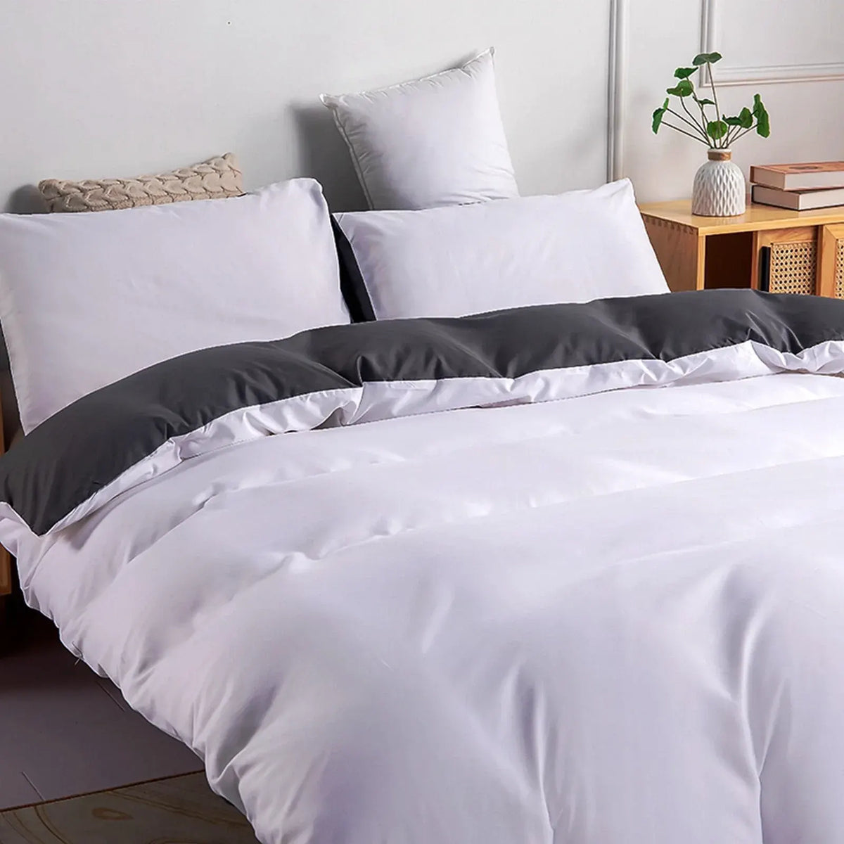 Stripe Bijou Willow Quilt / Doona / Duvet Cover set - Image 3