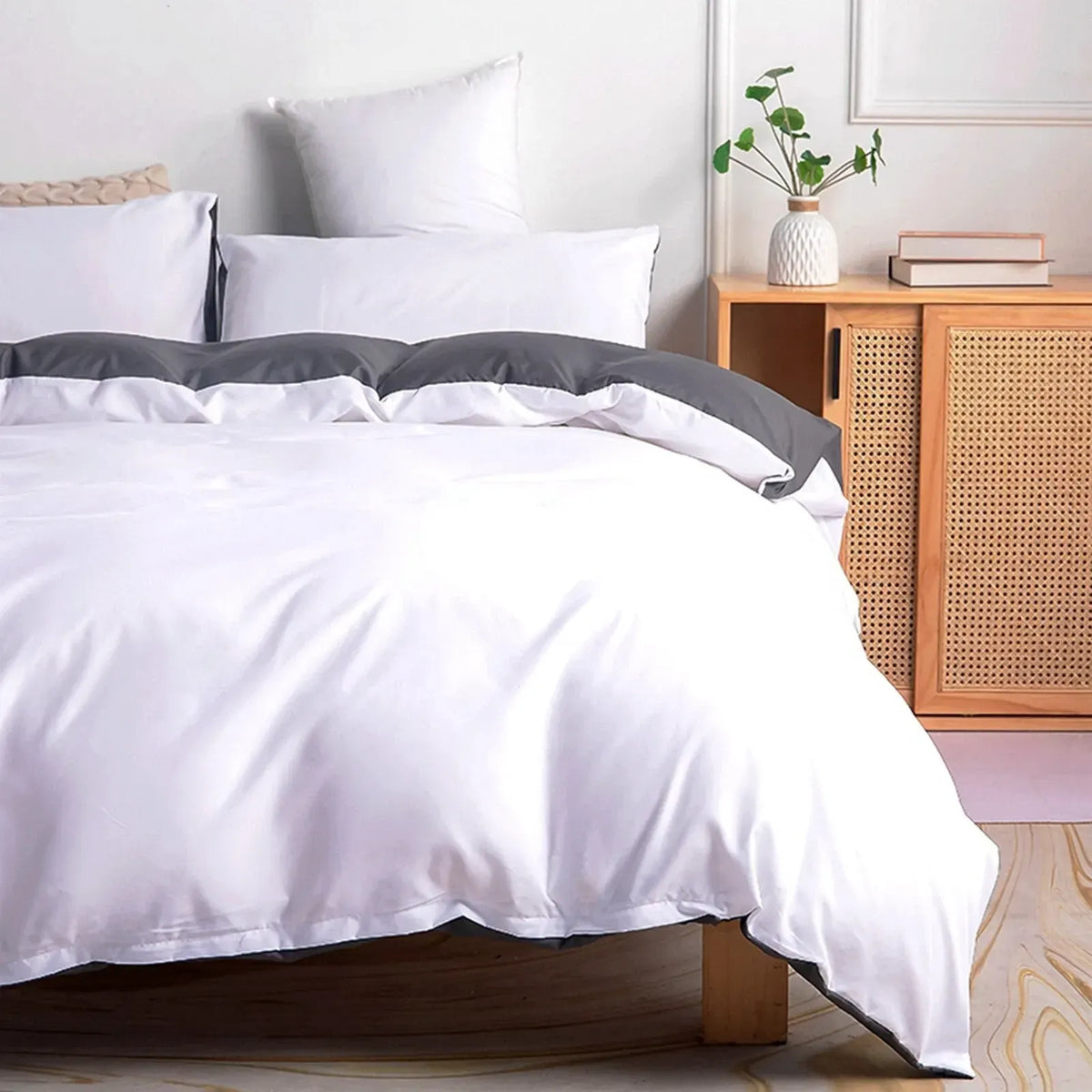 Stripe Bijou Willow Quilt / Doona / Duvet Cover set - Image 5