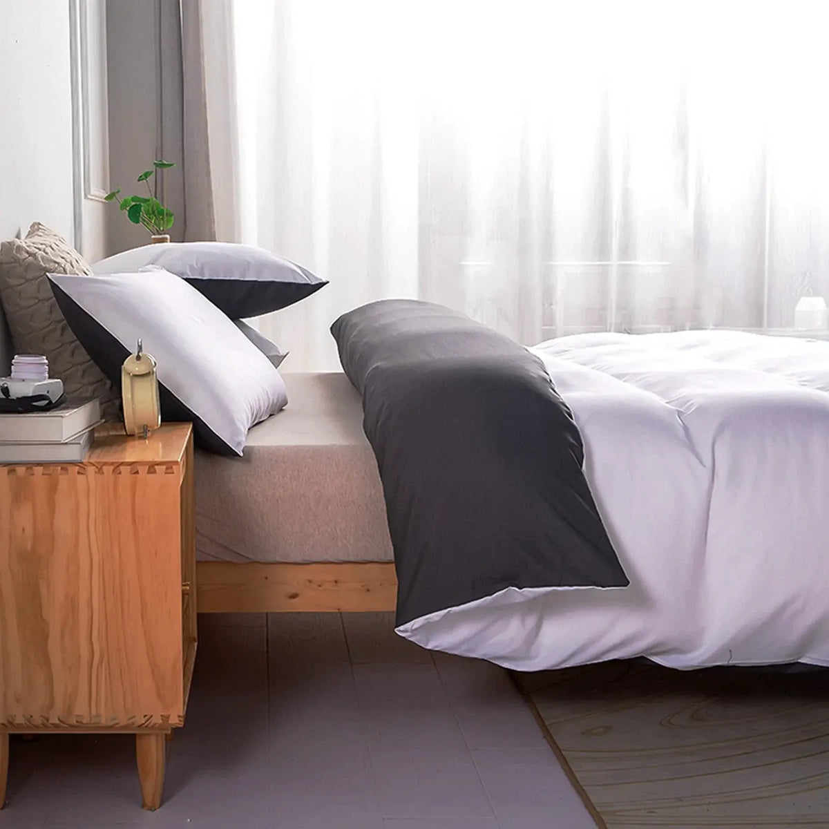 Stripe Bijou Willow Quilt / Doona / Duvet Cover set - Image 8
