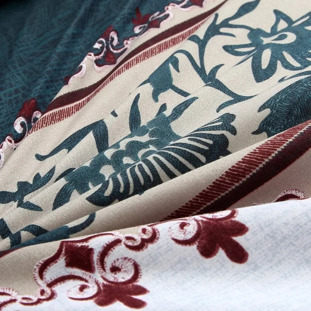 Bohemian Jade Lisbon Gallery Quilt / Doona / Duvet Cover set - Image 9