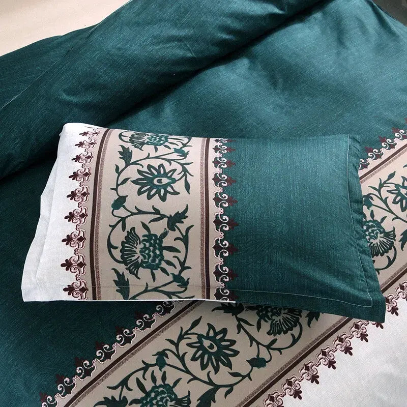 Bohemian Jade Lisbon Gallery Quilt / Doona / Duvet Cover set - Image 4