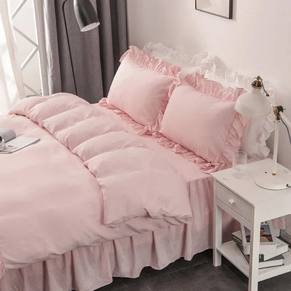 Multi Ruffled Bellagio Willow Quilt / Doona / Duvet Cover set - Image 3