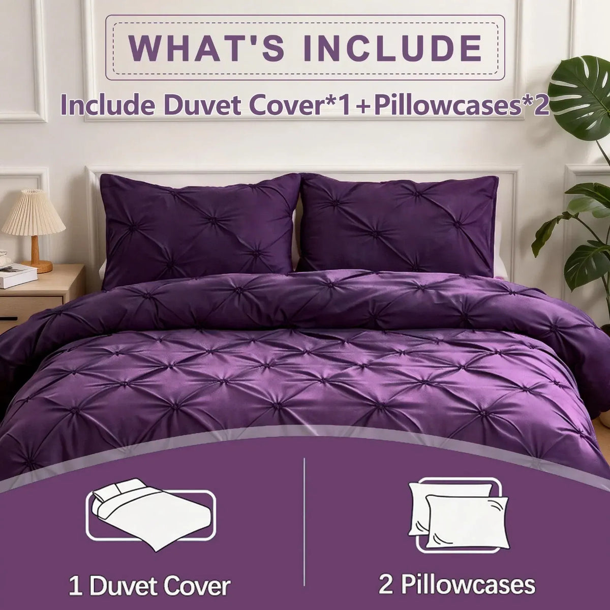 Purple Celeste Dream Quilt / Doona / Duvet Cover set - Image 6