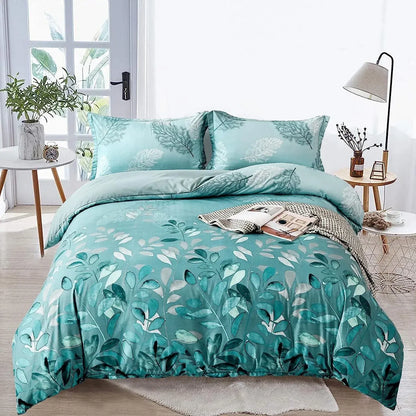 Green Leaf Cannes Quilt / Doona / Duvet Cover set - Image 5