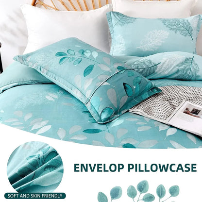 Green Leaf Cannes Quilt / Doona / Duvet Cover set - Image 8