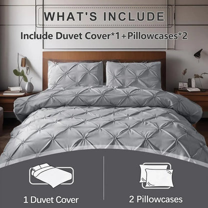 Grey Lorette Marigold Quilt / Doona / Duvet Cover set - Image 8