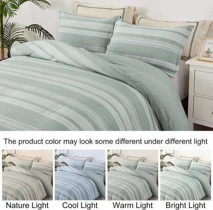 Bohemian Striped Margaux Bloomscape Quilt / Doona / Duvet Cover set - Image 6