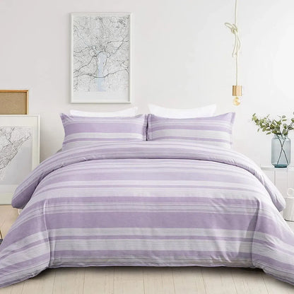 Stripe Sabine Heritage Quilt / Doona / Duvet Cover set