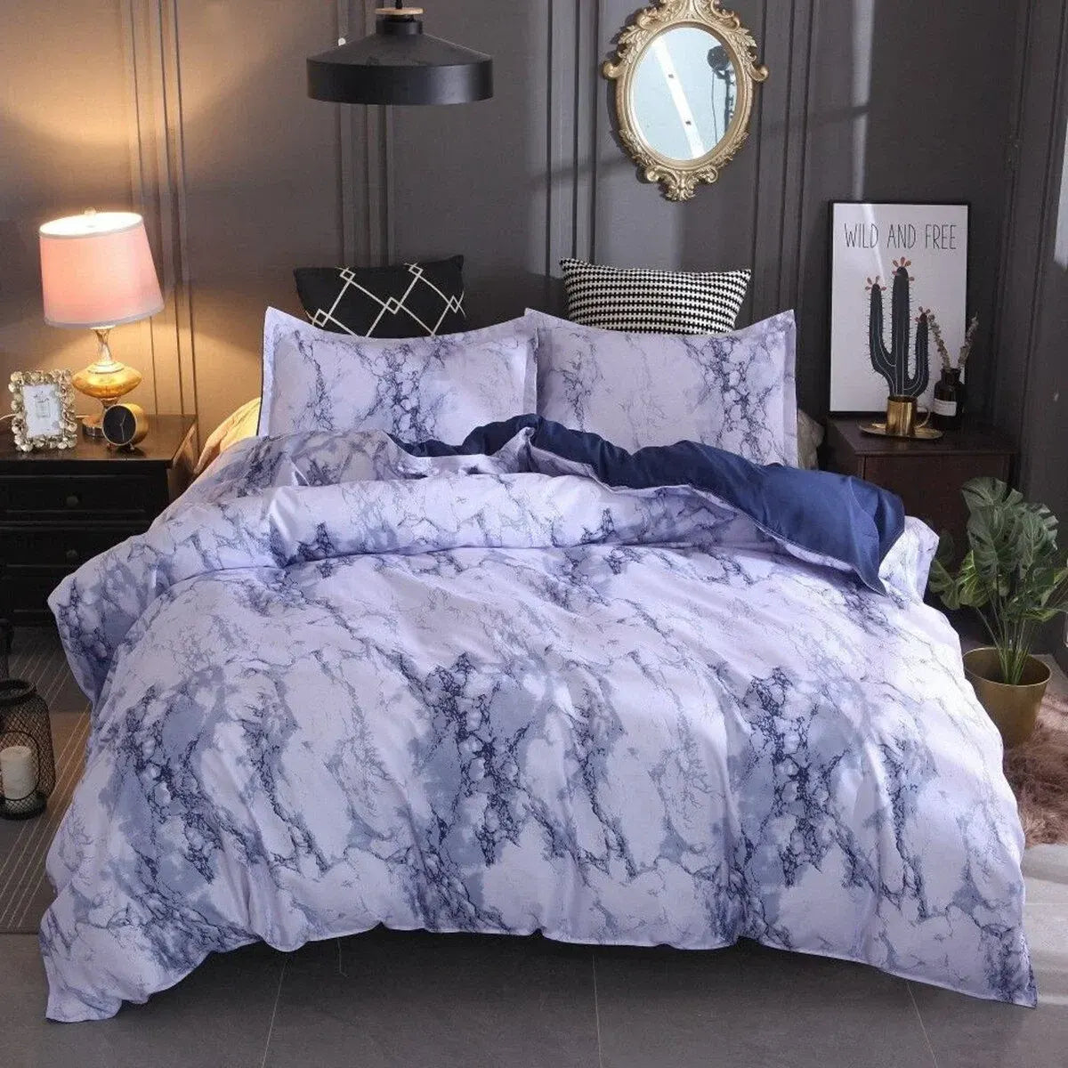 Marble Palermo Serenity Quilt / Doona / Duvet Cover set