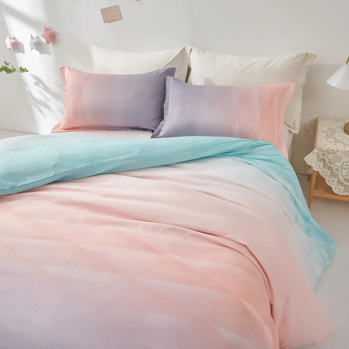 Dahlia Estelle Serenity Quilt / Doona / Duvet Cover set - Image 4