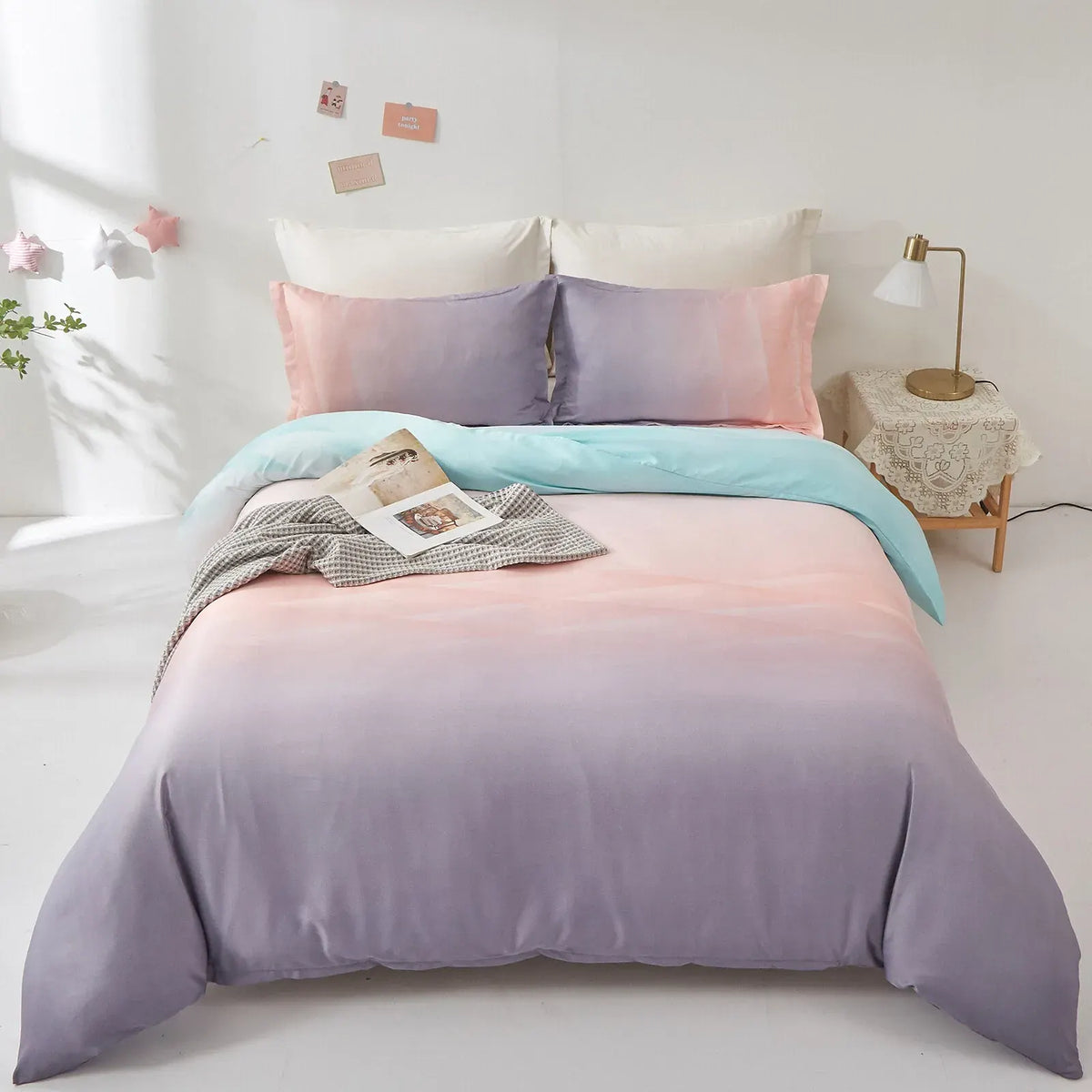 Dahlia Estelle Serenity Quilt / Doona / Duvet Cover set - Image 2