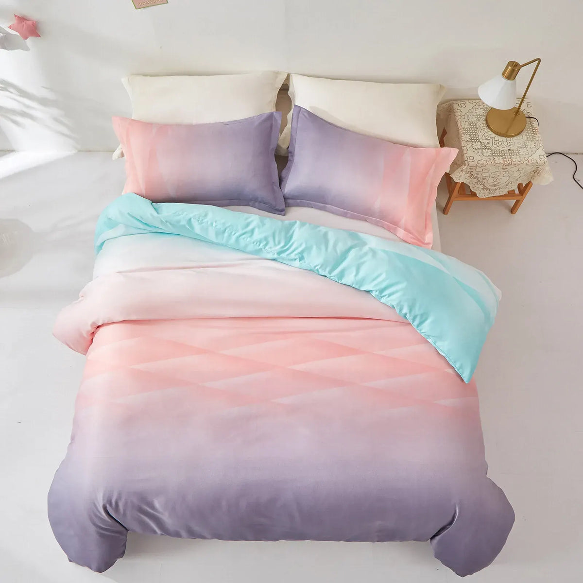 Dahlia Estelle Serenity Quilt / Doona / Duvet Cover set - Image 5