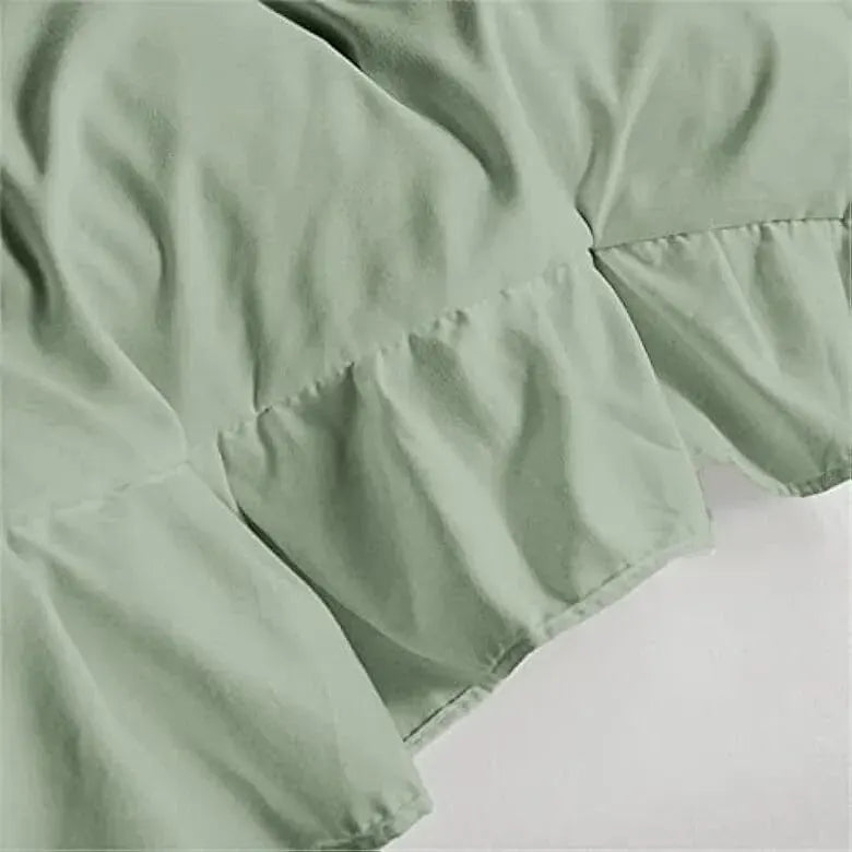 Ruffled Edge Capri Eden Quilt / Doona / Duvet Cover set - Image 5