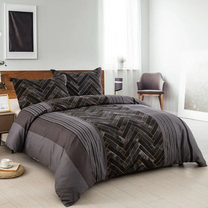 Marble Leaf Ophelia Bloomscape Quilt / Doona / Duvet Cover set - Image 3