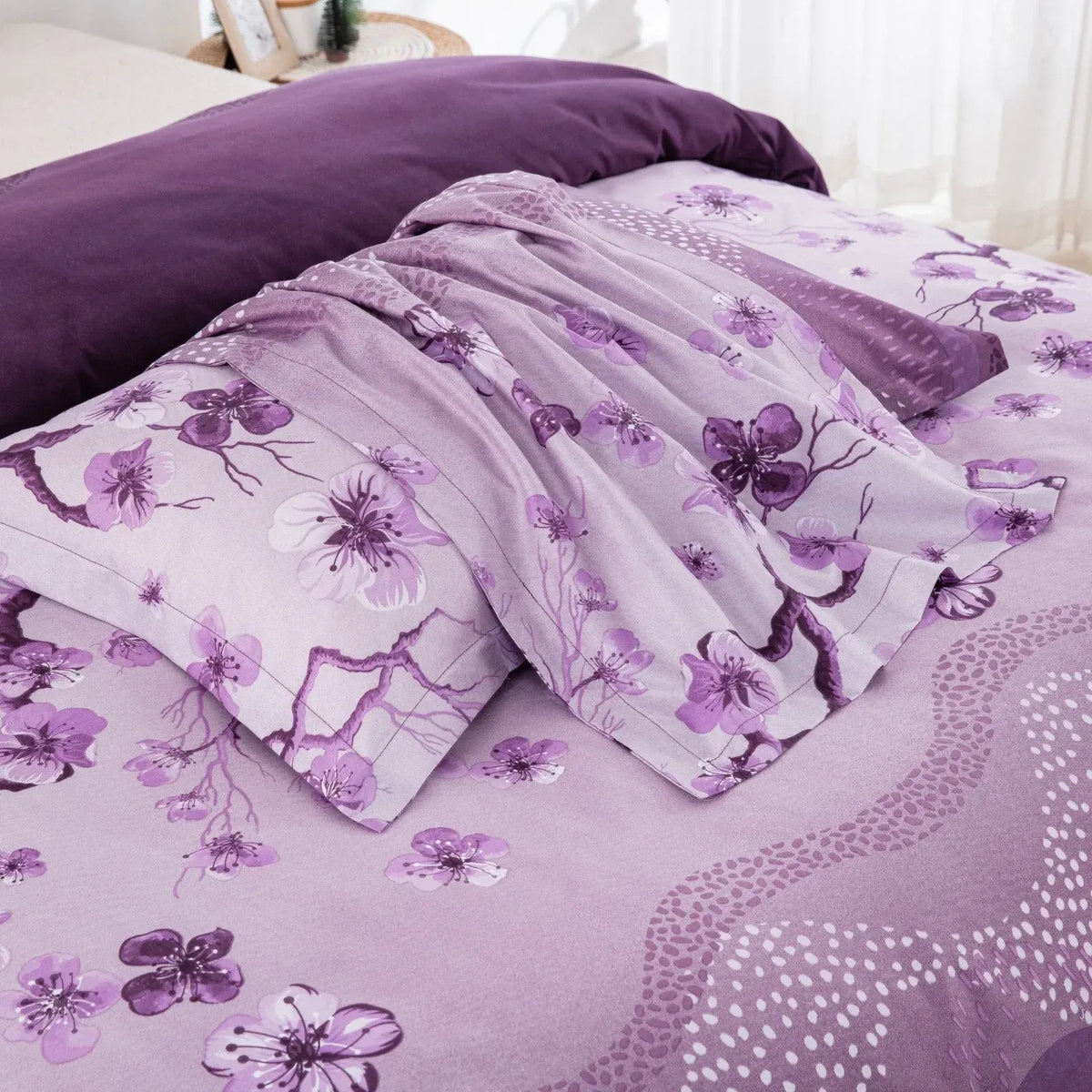 Stripe Chantilly Eden Quilt / Doona / Duvet Cover set - Image 9