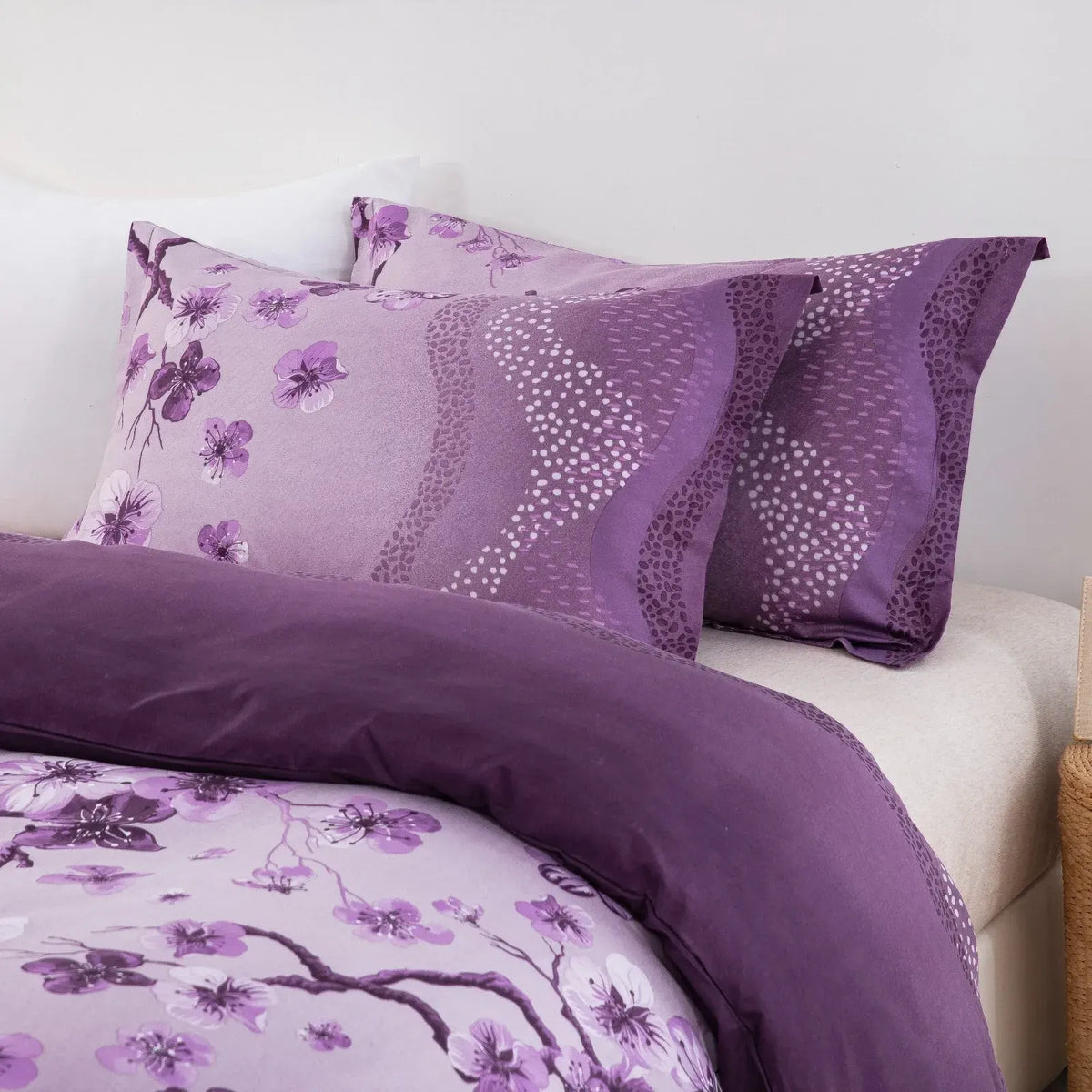 Stripe Chantilly Eden Quilt / Doona / Duvet Cover set - Image 6
