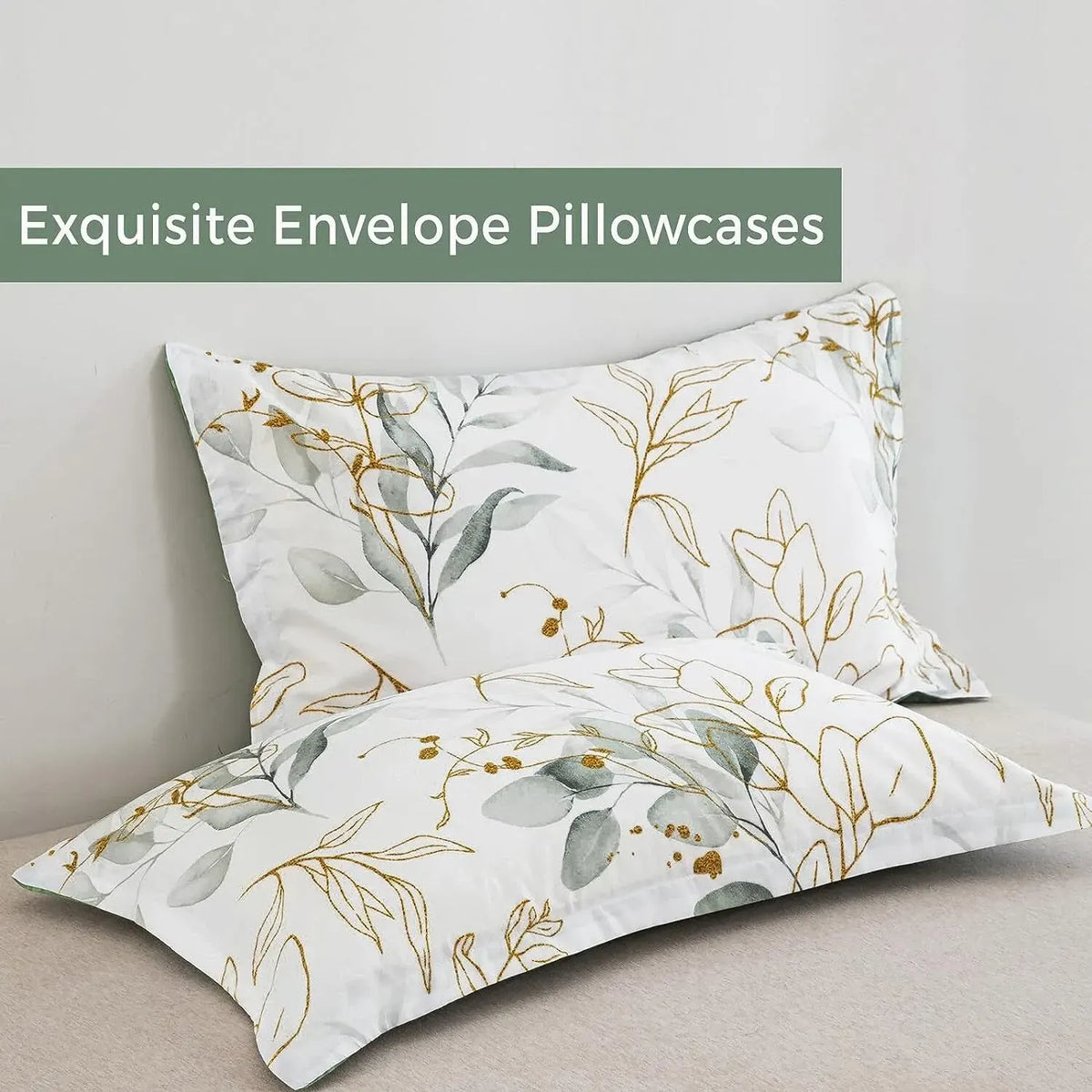 Whisper Nordic Eden Quilt / Doona / Duvet Cover set - Image 3